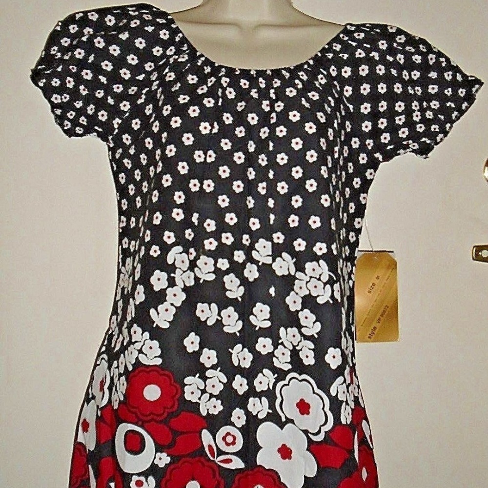 COPY - Cute Tramp Fun Summer Elastic Neck Top - Picture 5 of 6